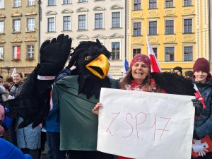 Radnosna Parada Niepodległości uczniów SP17 - 11.11.2025